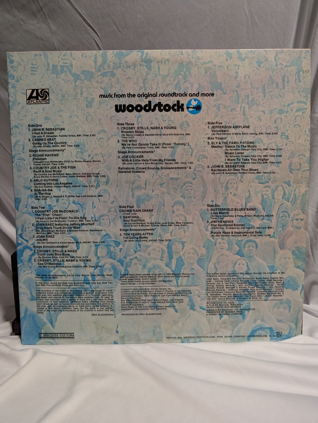 WOODSTOCK - MUSICA ORIGINAL DEL FESTIVAL LA PELICULA - 3XLP  
