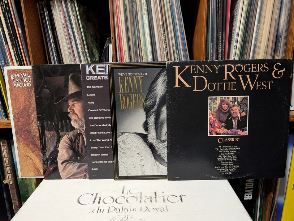 KENNY ROGERS Lot of 5 Vinyl Record Albums0