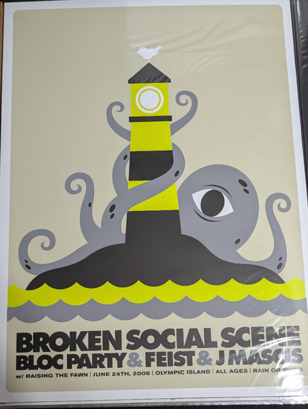 Broken Social Scene 2006 Concert Poster OOP