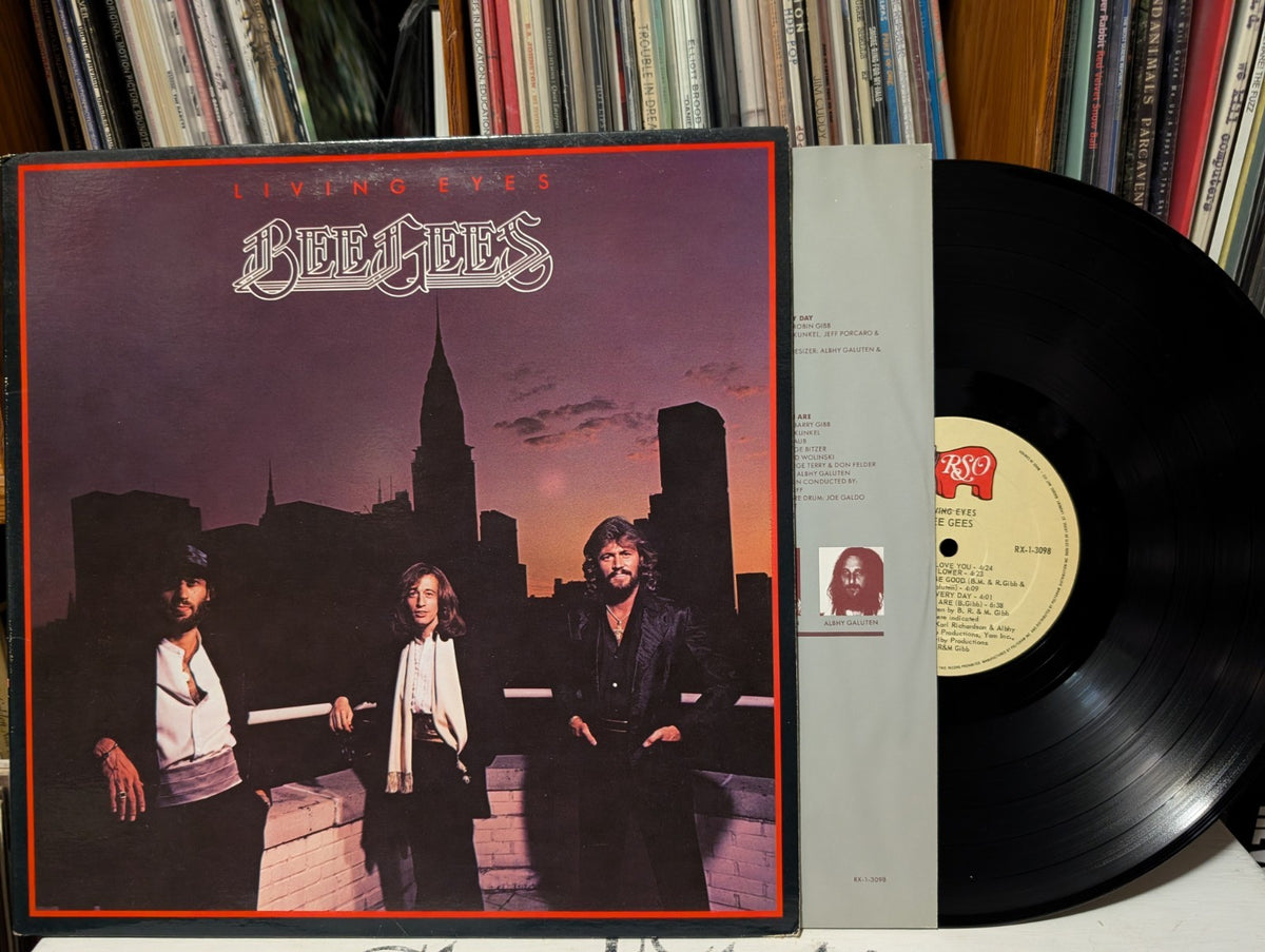 The Bee Gees 2 LP Lot   Living Eyes   Spirits Having Flown   12" Vinyl Record4