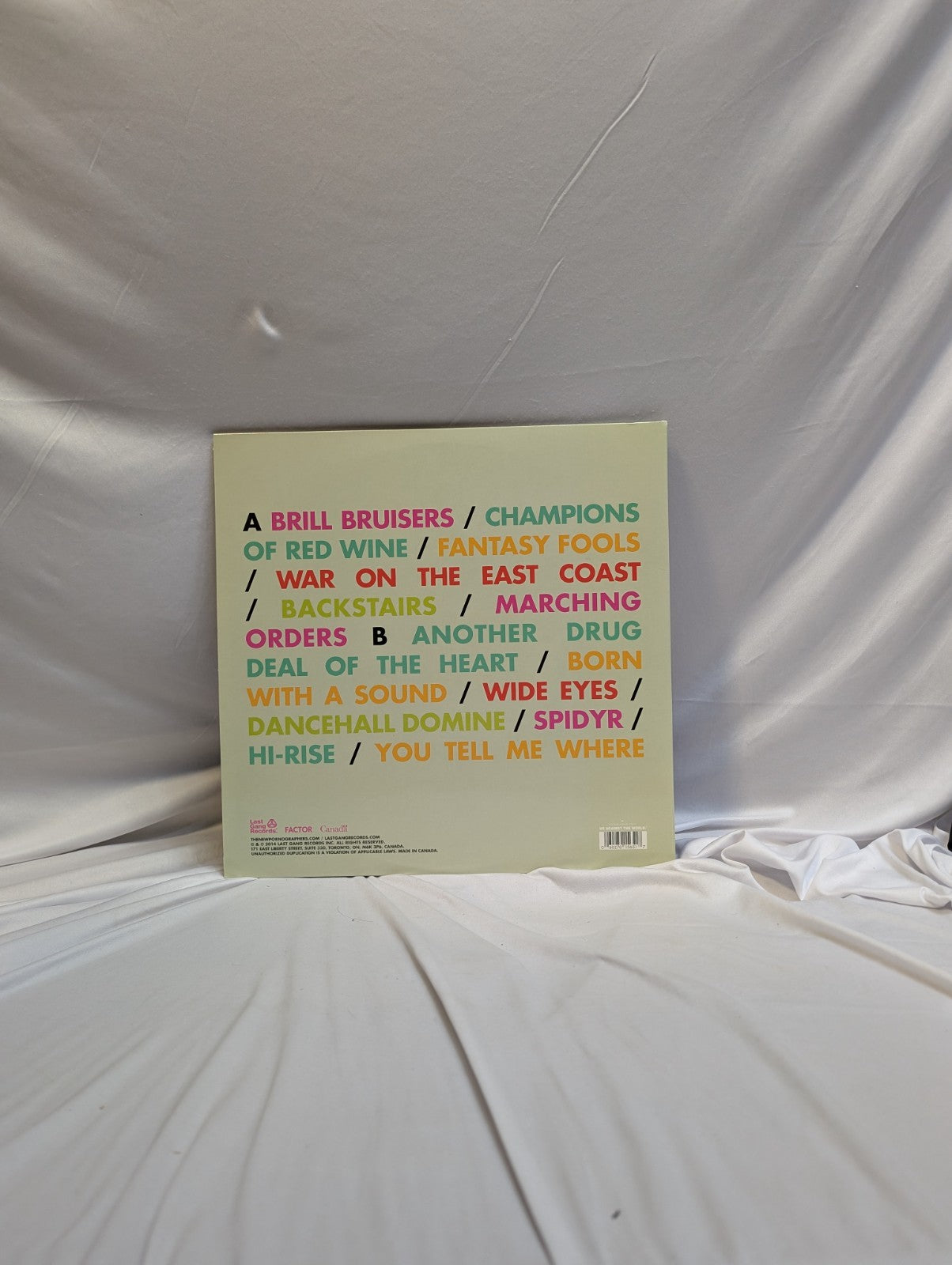 THE NEW PORNOGRAPHERS 12" LP BRILL BRUISERS *LIMITED EDITION*1