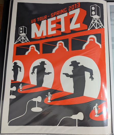 METZ - 2013 SPRING TOUR - SCREEN PRINT