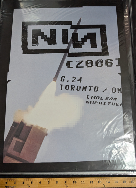 NIN - 2006 Tour Poster - Toronto -