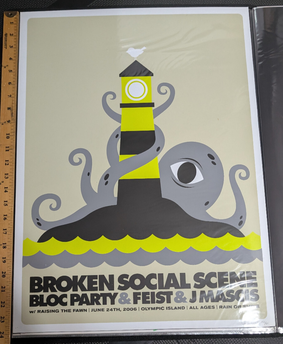Broken Social Scene 2006 Concert Poster OOP1