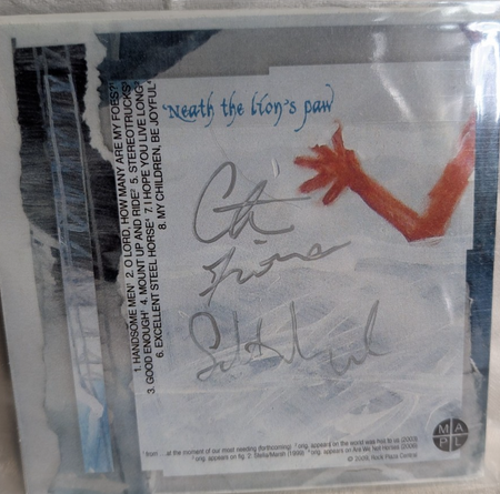 Rock Plaza Central 'Neath the Lion's Paw 2009 – USCD,  AUTOGRAPHED1