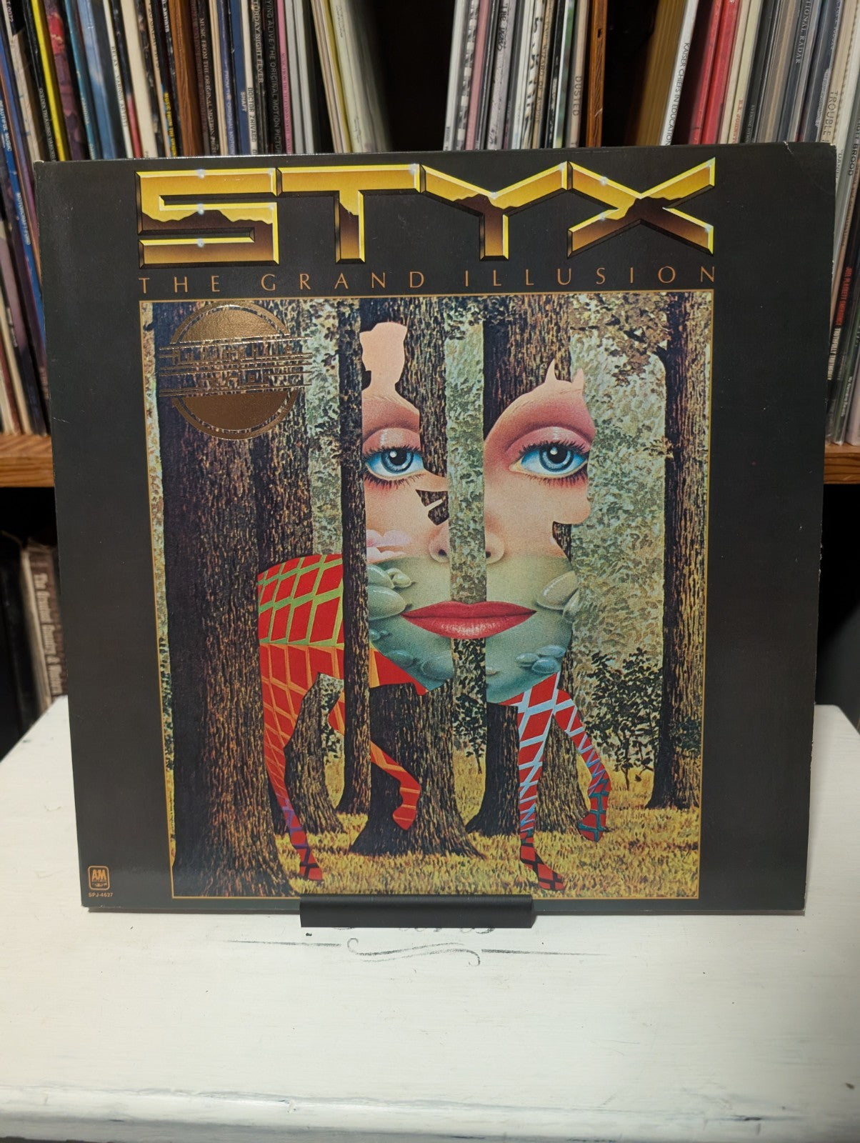 STYX The Grand Illusion LP 1977 A&M Audiophile Series Canadian Press SPJ 46370