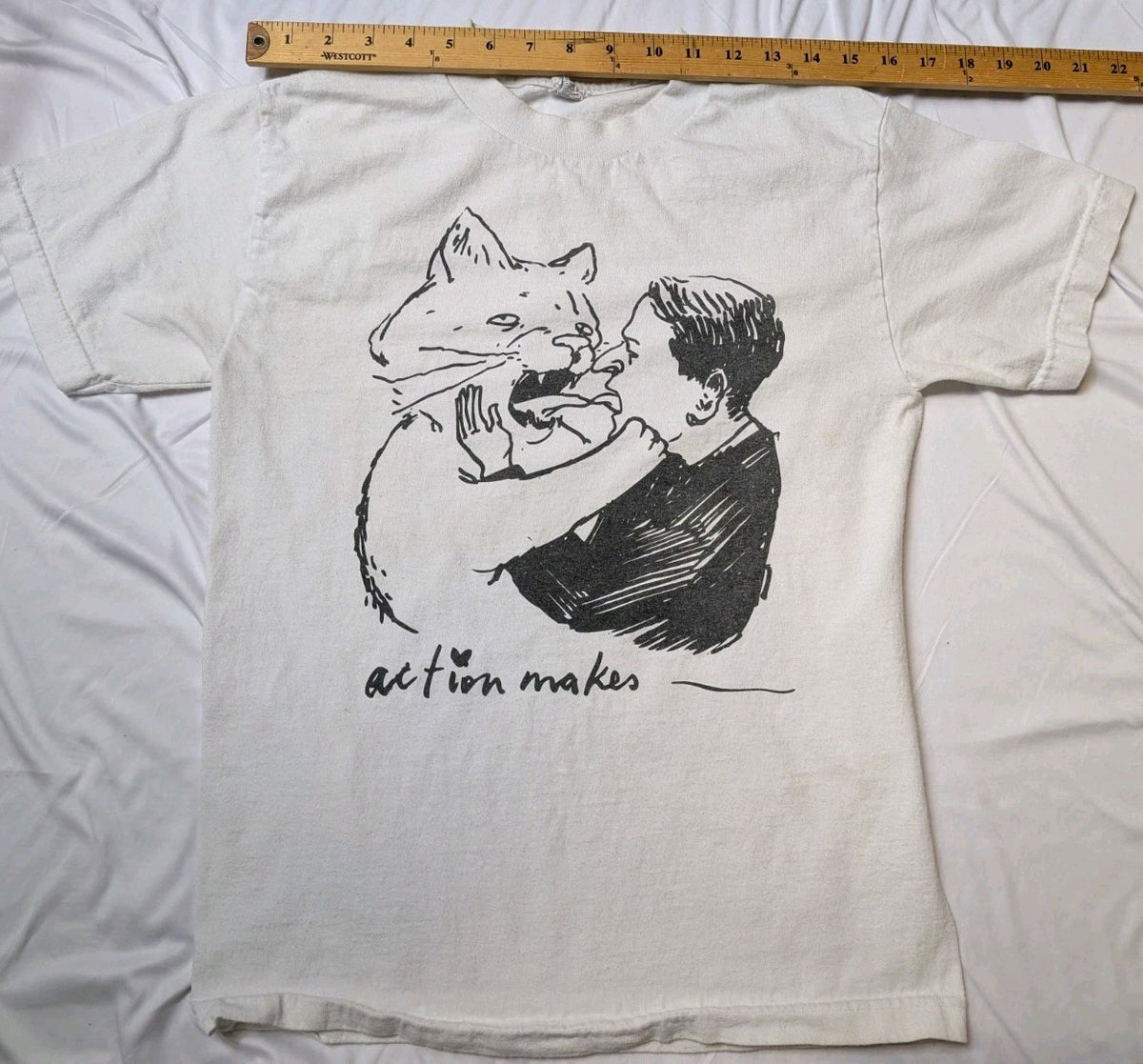 Action Makes  BandTee  SizeS  Candian Indie  Rare1
