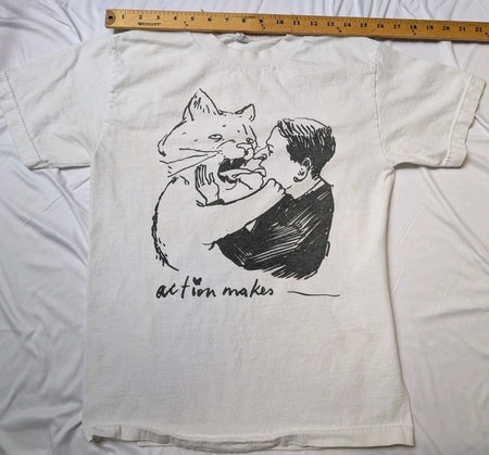 Action Makes  BandTee  SizeS  Candian Indie  Rare1