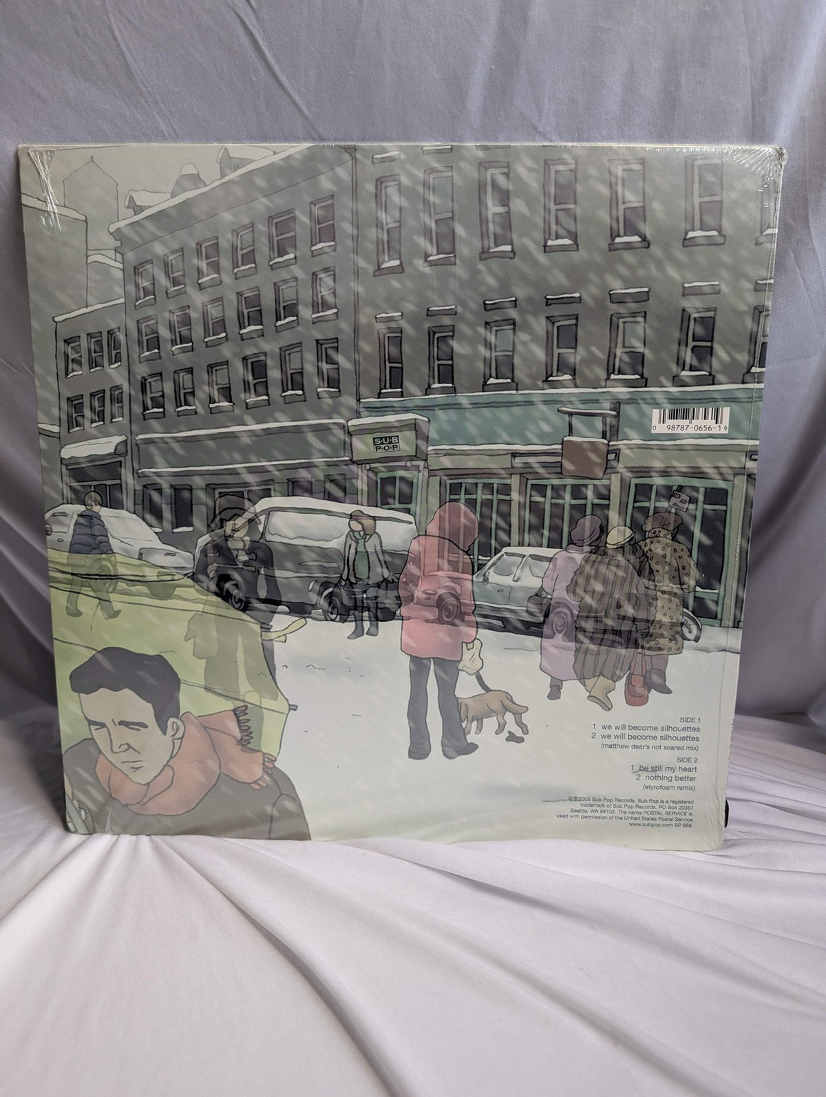 THE POSTAL SERVICE   WE WILL BECOME SILHOUETTES   SEALED W/ HYPE STICKER  12"0