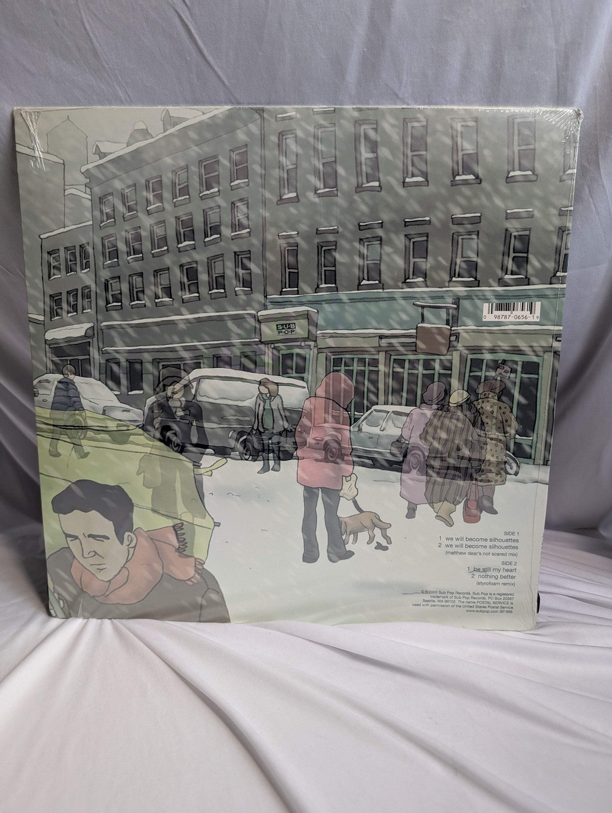 THE POSTAL SERVICE   WE WILL BECOME SILHOUETTES   SEALED W/ HYPE STICKER  12"0