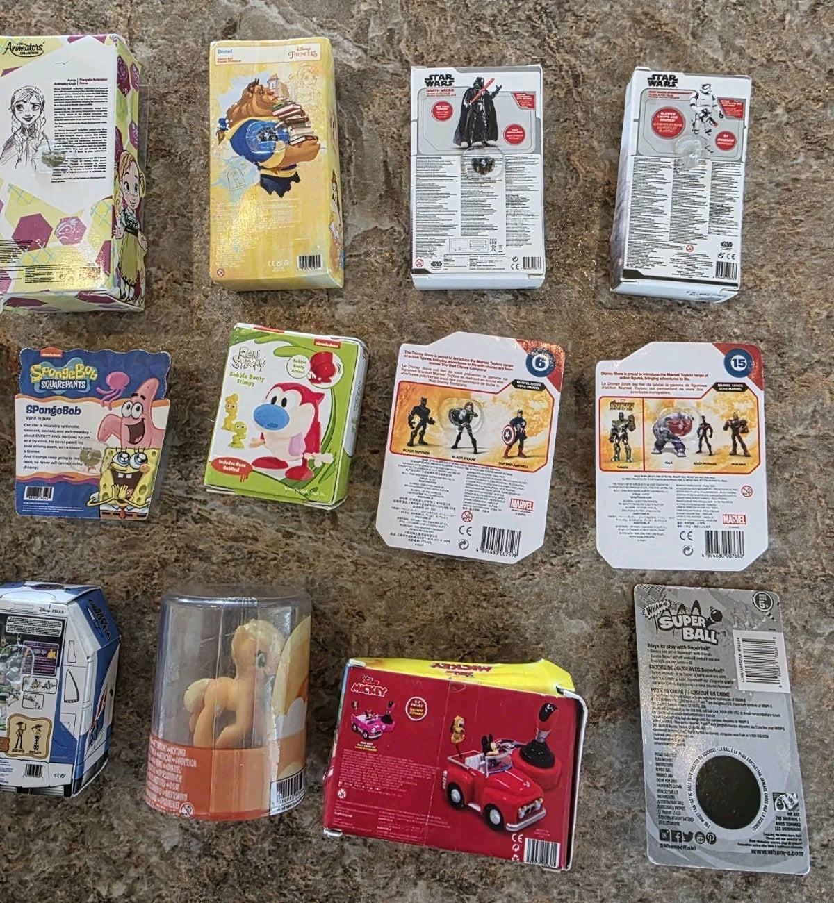ZURU MINI BRANDS - Assorted 16 Piece -Lot- Disney, TMNT, Sponge Bob11
