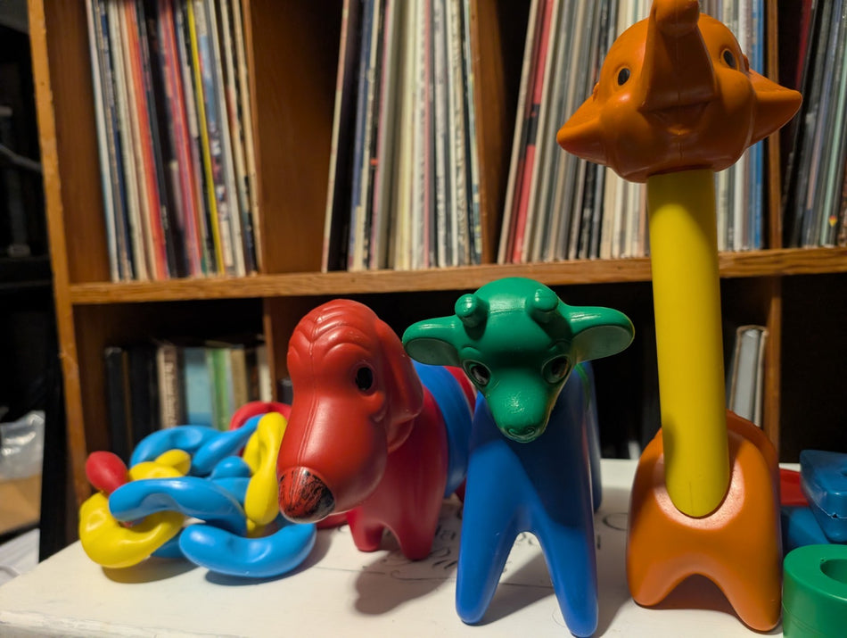 Vintage   Tupperware   Zoo It Yourself Animals + Misc Playskool1