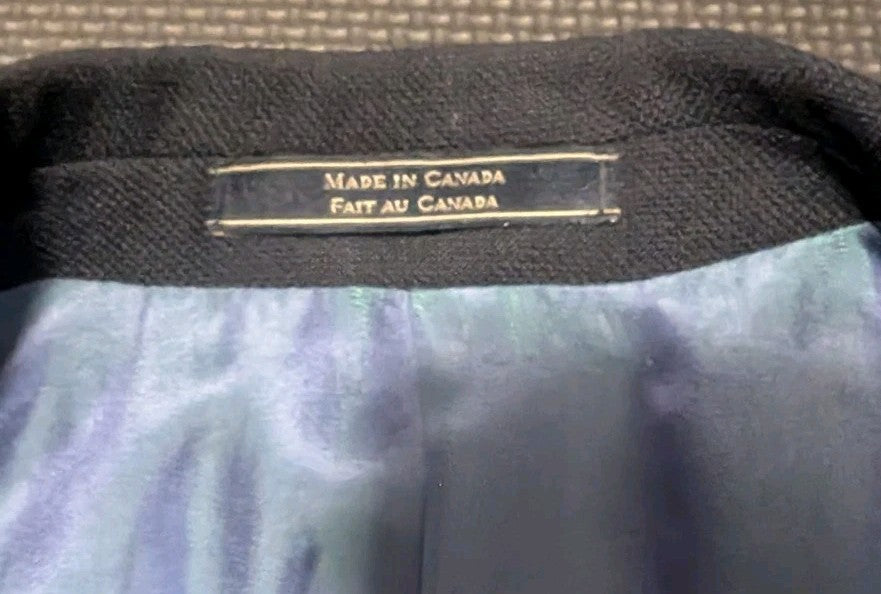 Arnold Brandt Dark Navy Blue Mohair Blend Blazer 40R 40545110