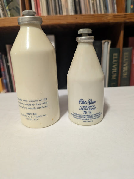 2 VINTAGE OLD SPICE BOTTLES (75ml) (3 Oz) 1