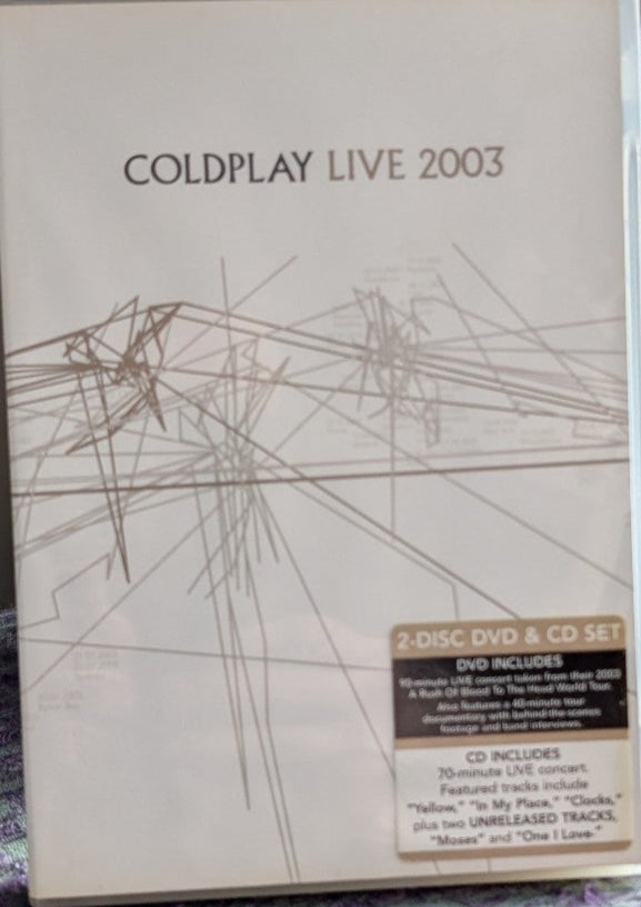 Live 2003ColdplayMalaysiaDVD, DVD-Video, ReissueCapitol Records – C9 7243 5 