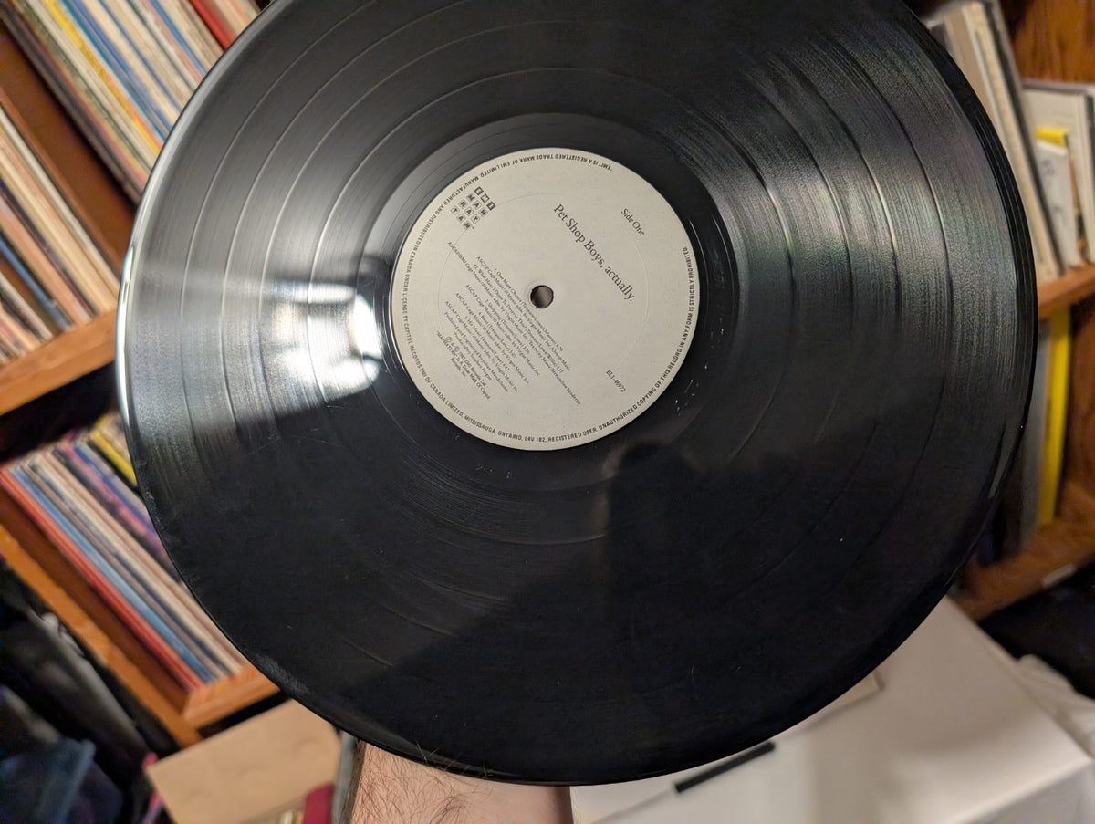 Pet Shop Boys – Actually, 1987 LP, EMI Canada ELJ 469725