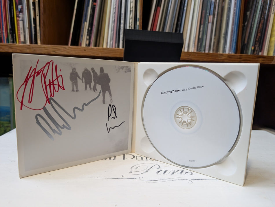 CUFF THE DUKE  Way Down Here  (CD 2009)  Autographed0