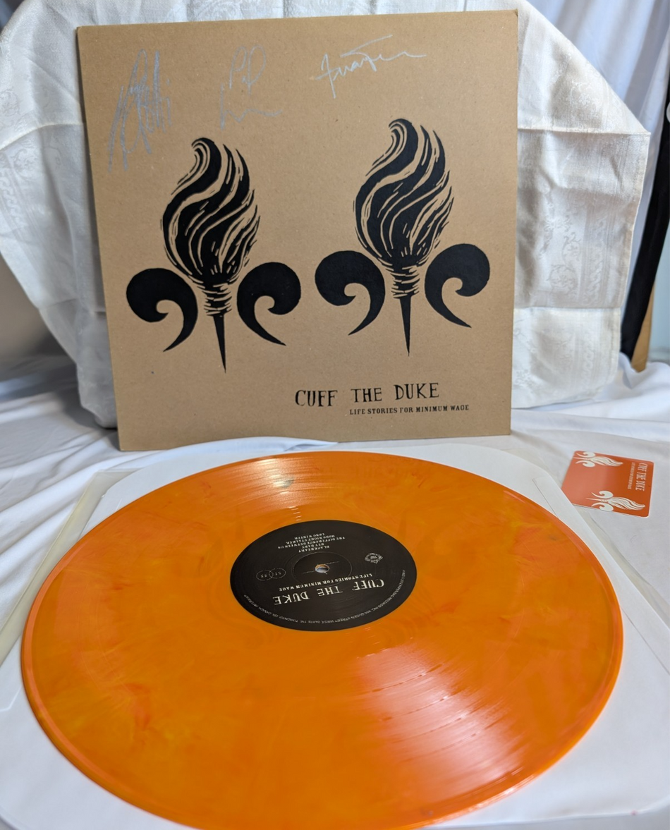CUFF THE DUKE LIFE STORIES FOR MINIUMUM WAGE  LP *AUTOGRAPAPHED* (2012)1