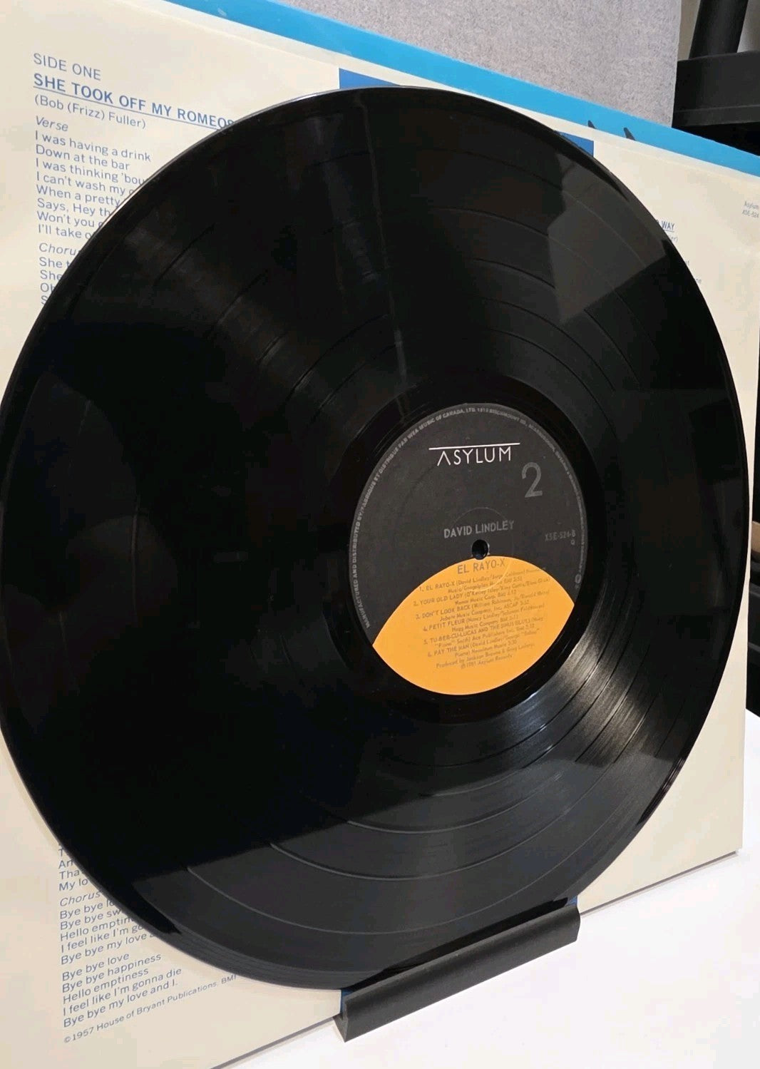 David Lindley - El Rayo-X - 12" Album - 1981 - Canada7