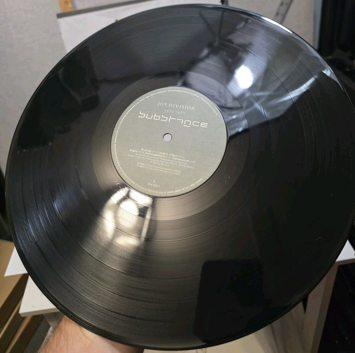 Joy Division - Substance - 12" LP - Canada-834 586-1, 198810