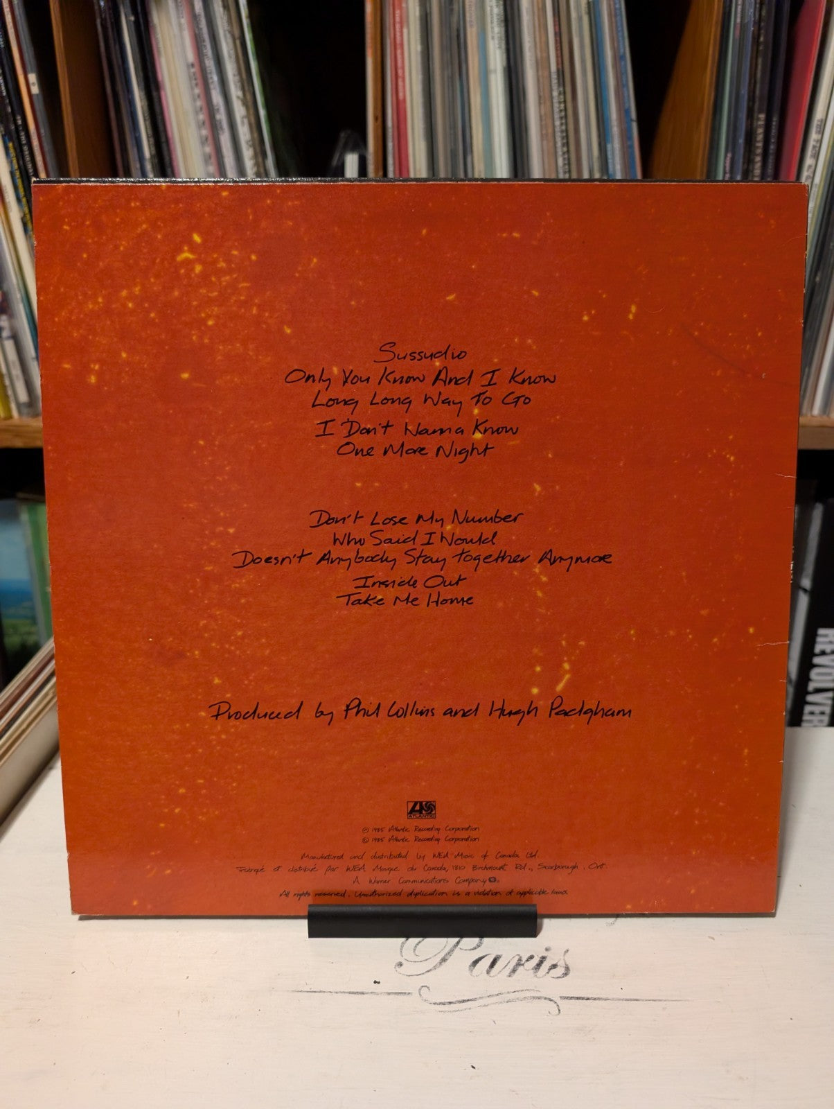 PHIL COLLINS   NO JACKET REQUIRED   1985  78 124011