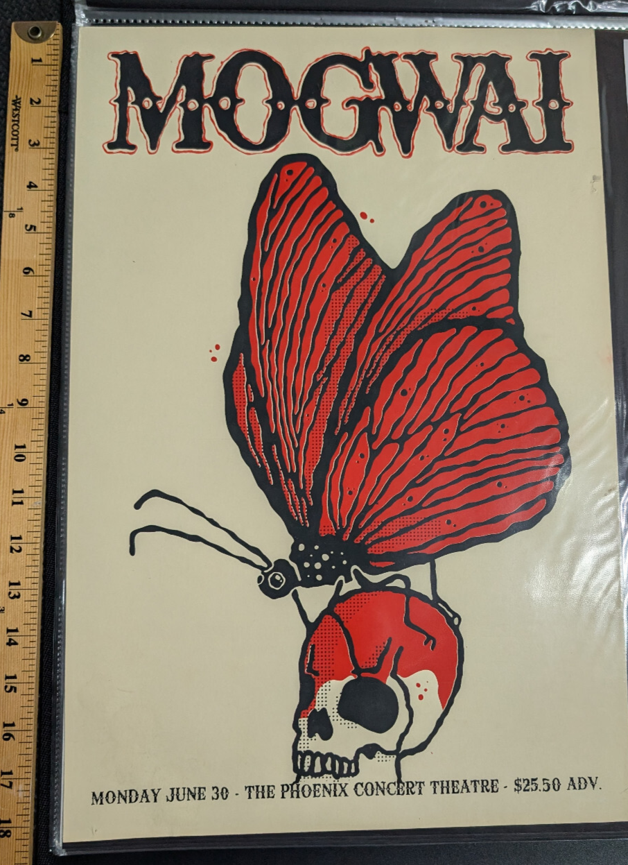 Mogwai   2003   Screen Print   Phoenix Concert Theatre  VINTAGE  RARE0