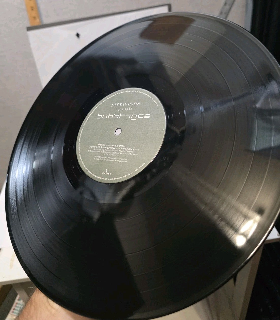 Joy Division - Substance - 12" LP - Canada-834 586-1, 19889