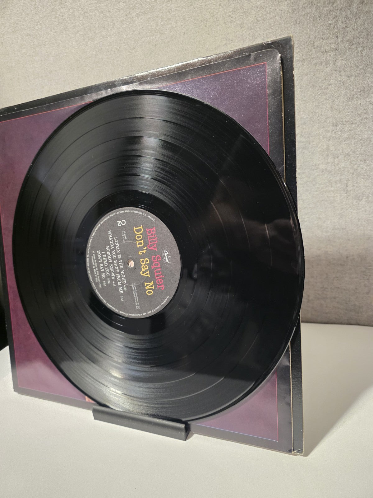 Billy Squier   Don't Say No (LP, 1981 Capitol Records ST 12146) Vinyl4
