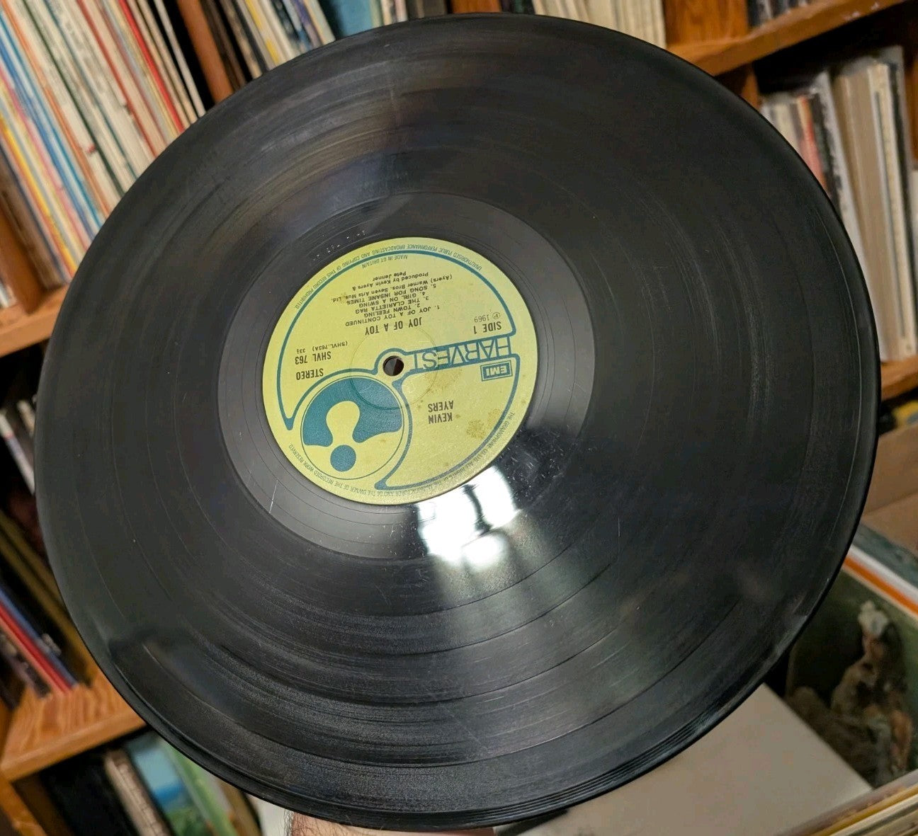 Kevin Ayers ‎– Joy Of A Toy VINYL LP UK 1969- Repress-Transitional Press-RARE6