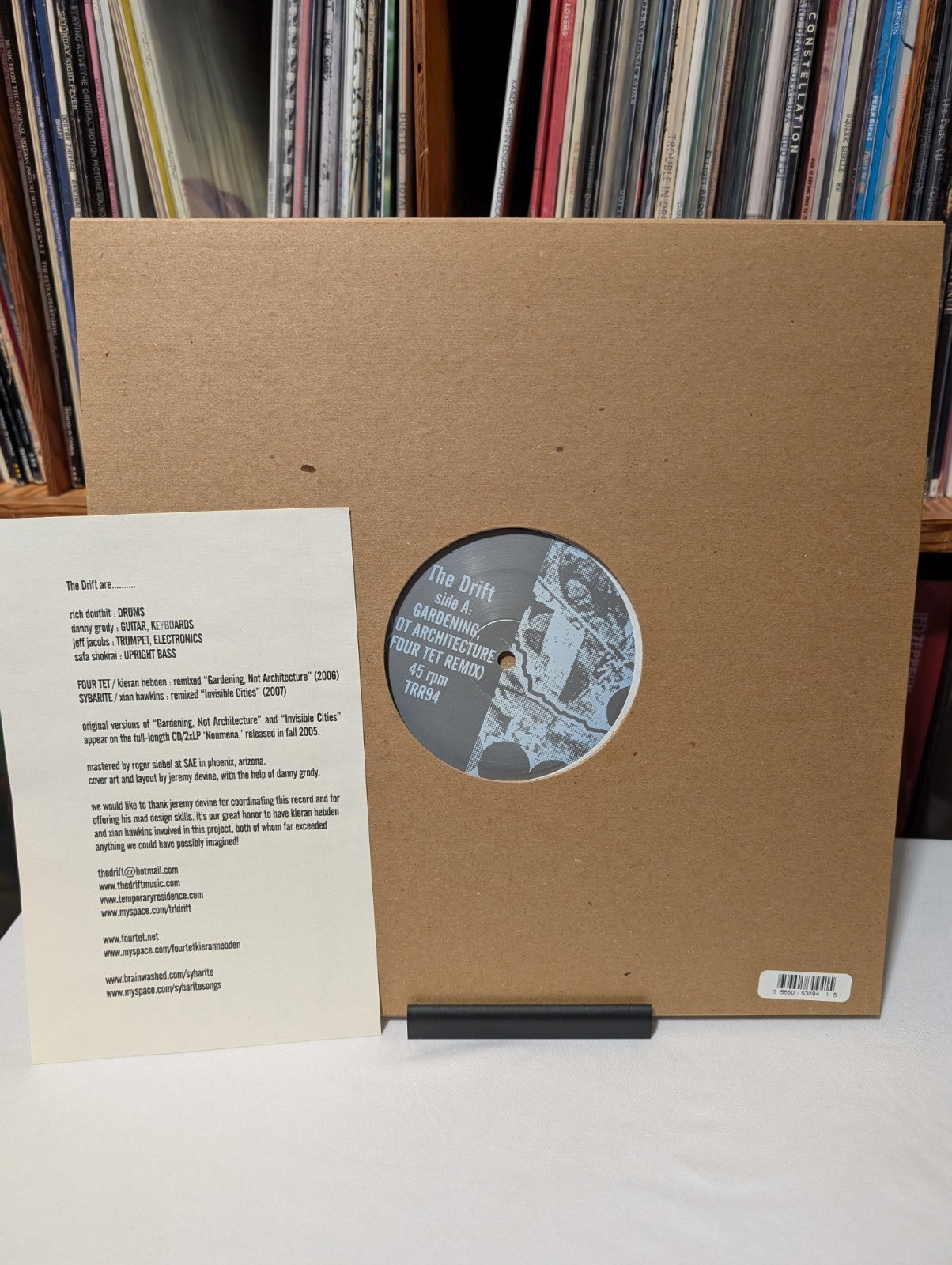 The Drift RMXS   Remixes By  FOUR TET &  Sybarite Vinyl LP    Limited Edition 1k2
