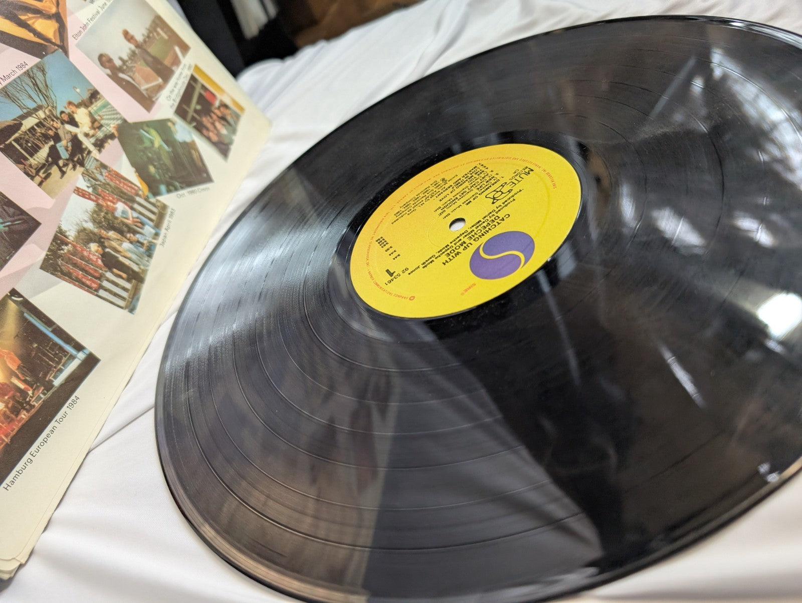 DEPECHE MODE - CATCHING UP WITH - 12" RECORD W/ OG INSERT 