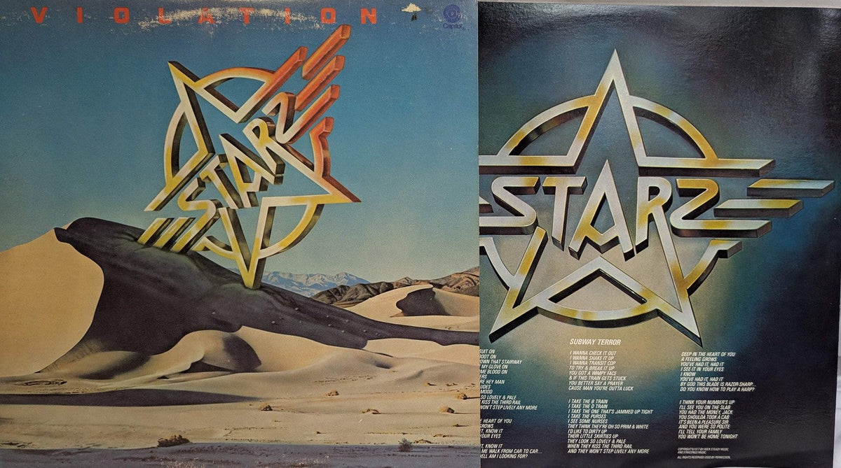 STARZ - VIOLATION - 1977 - LP- OG SLEEVE -ALBUM #SW-11617