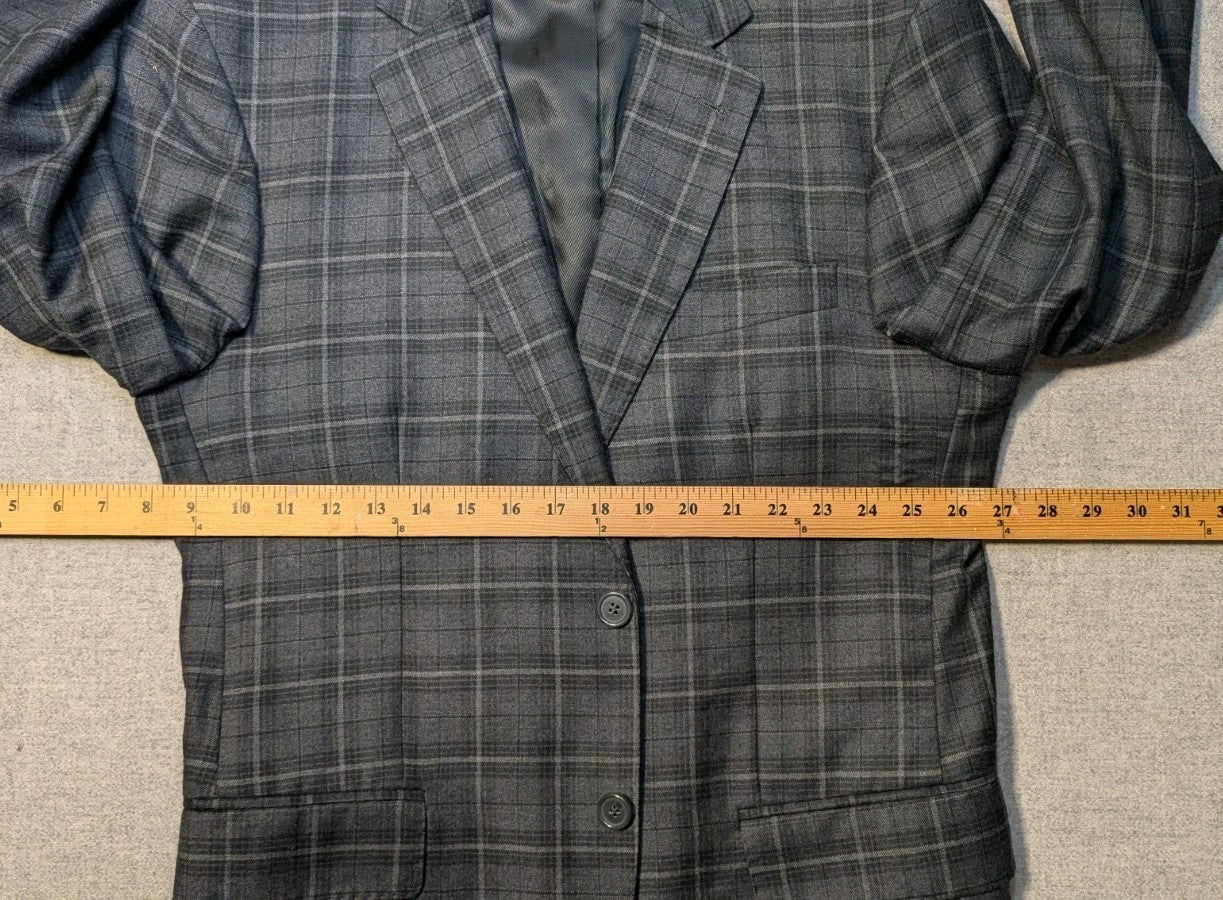Zanetti/Moores Suit Jacket   Plaid Black5