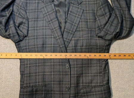 Zanetti/Moores Suit Jacket   Plaid Black5