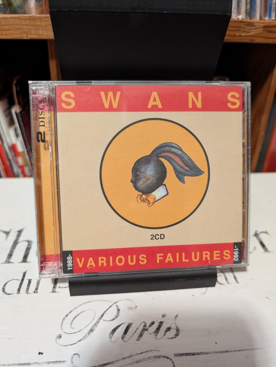 Swans Various Failures 1988 1992 US Young God 2 x CD SIGNED MICHAEL GIRA  JARBOE0