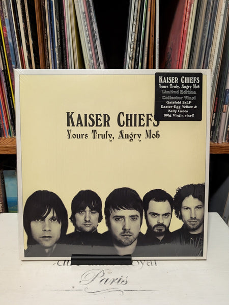 KAISER CHIEFS   YOURS TRULY, ANGRY MOB  LMT, YLW, GREEN "12 RECORD0