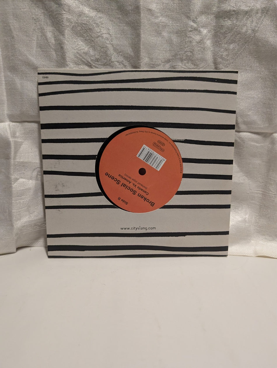 BROKEN SOCIAL SCENE -CITY SLANG - MINI SLANG - 7" RECORD