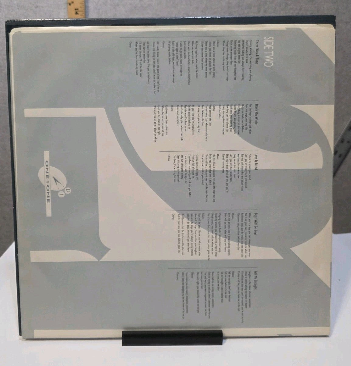 One to One - Forward Your Emotions - 12" LP - 1985- Canada3