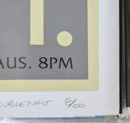 Bloc Party - 2007 Kool Haus Concert Screen Print - Doublenaught