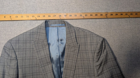 Topman Suit Jacket (34) + Pants (30R)   Grey Plaid5