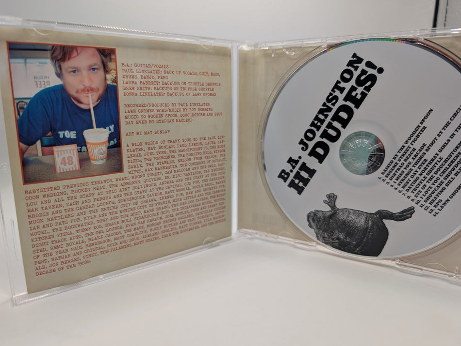 B.A. Johnston  Hi Dudes!  CD Canada 2012 rare1