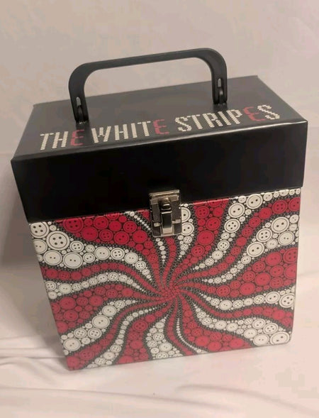 The White Stripes 7" Record Box -#OF1500 - Peppermint Swirl