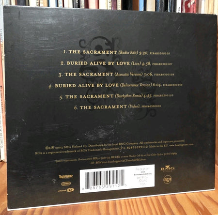 HIM - THE SACRAMENT - DIGIPACK - 2003 - Germany - Ltd ED - Enhanced - CD1
