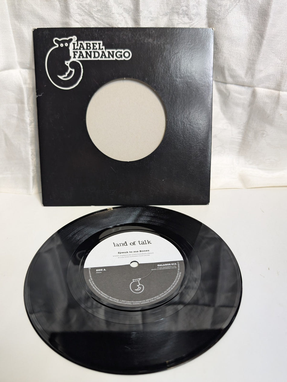 LAND OF TALK   SPEAK TO THE BONES  7" RECORD1