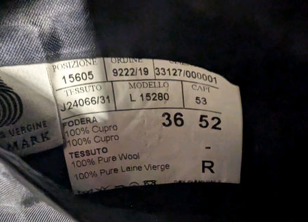 Harry Rosen- Suit Jacket Blazer-italy- 36/52 R12