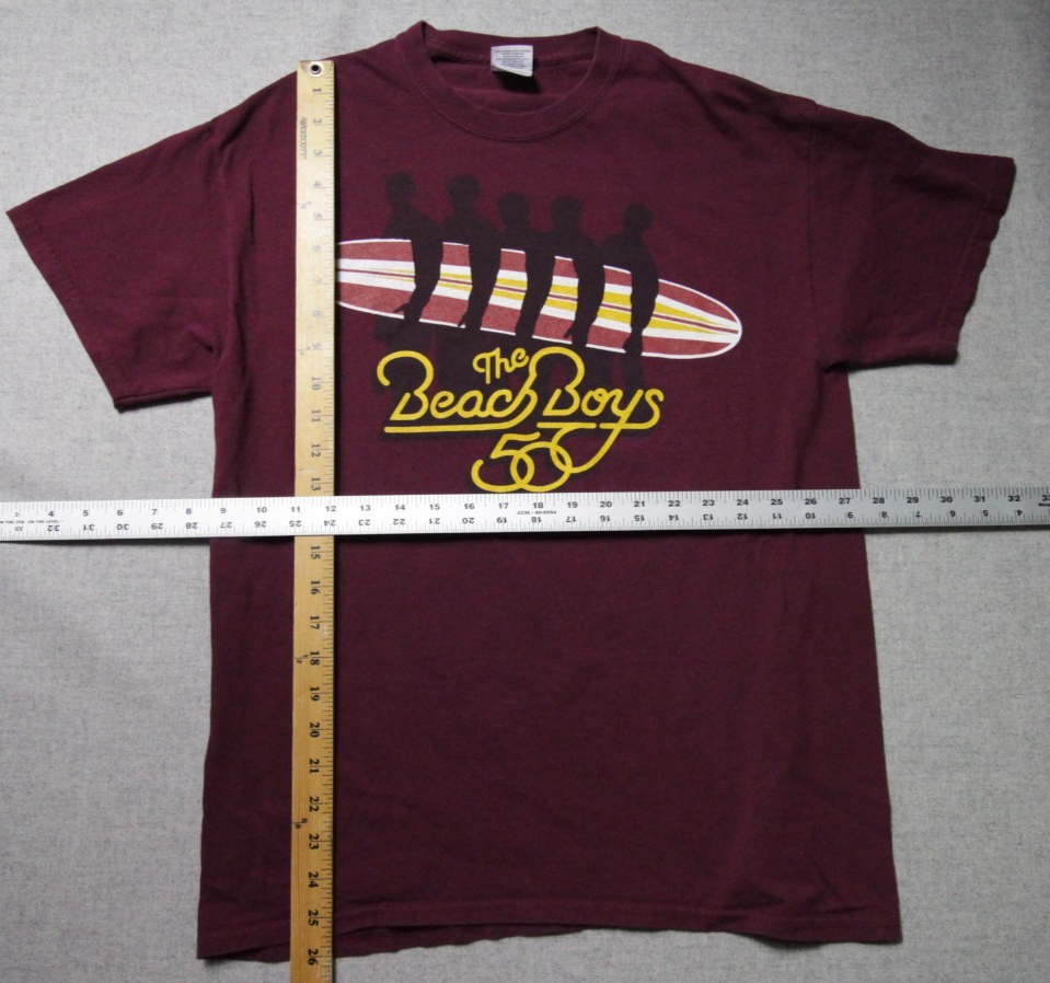 Beach Boys  2012   50th Anniversary Tour T shirt   Size Medium2