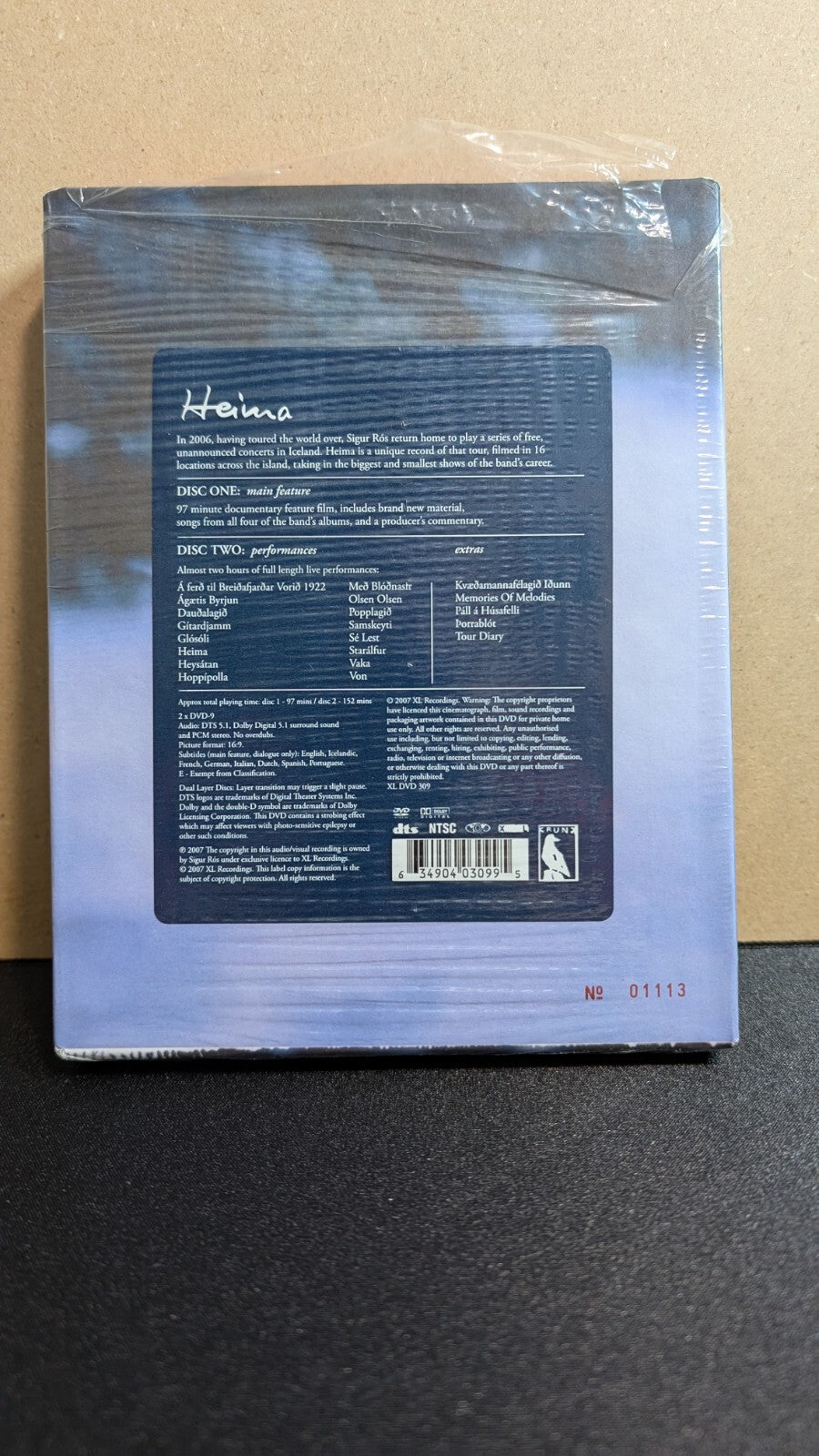 Heima By Sigur Ros - 2007 Film - Dvd