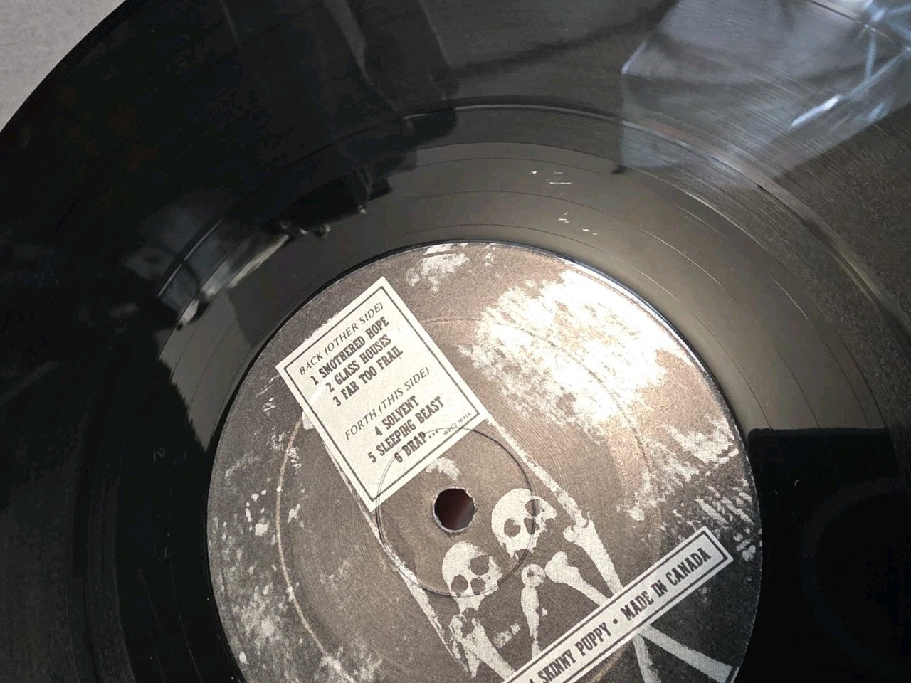 Skinny Puppy ‎– Remission   1984 CDN 1st Press 45RPM   12 NTWK 1212