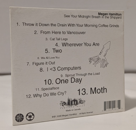 Megan Hamilton - See Your Midnight Breath In The Shipyard - CD -2009