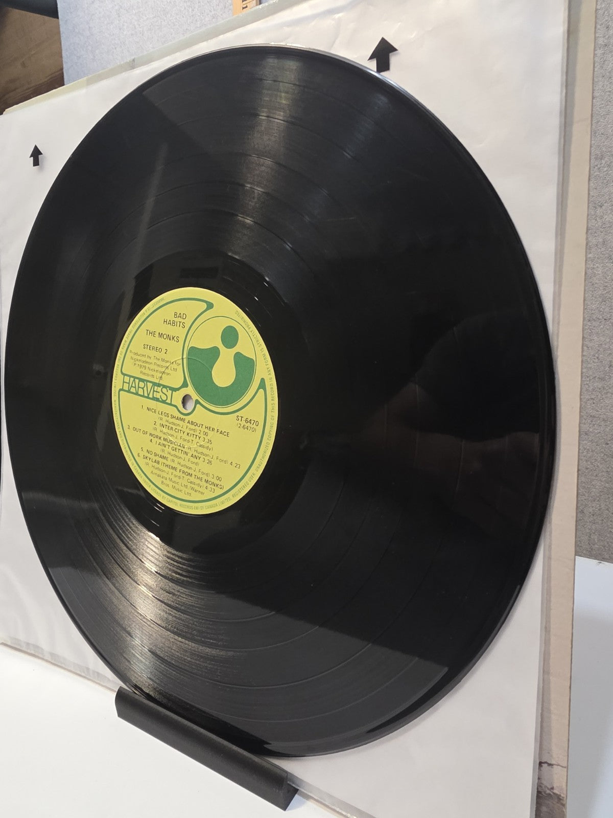 The Monks - Bad Habits - 12" Record -ST-6470 - Canada - 198012